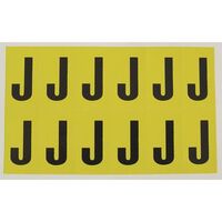 Self-adhesive numbers and letters - Letter J