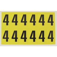 Self-adhesive numbers and letters - Number 4