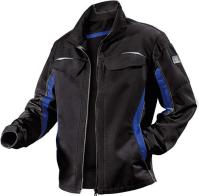 Jacke Pulsschlag Gr. 52 schwarz/kornblau