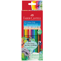Matite colorate Color Grip - acquerellabili - Faber Castell - scatola 12 pezzi