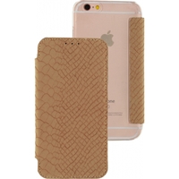 Mobilize Slim Gelly Booklet Apple iPhone 6/6S Soft Snake Creamy Rose