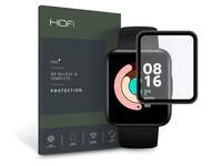 HOFI Hybrid Pro+ Glass Xiaomi Redmi Watch 2 Lite üveg képernyővédő fólia fekete kerettel (FN0327)