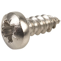 Affix Pozi Pan Head Stainless Steel Screws No.6 9.5mm - Pack Of 100