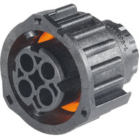 TE Connectivity 1-967325-2 AMP Round Plug Connector DIN 72585 4 Pin