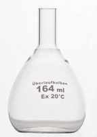 365ml Overflow-Volumetric flasks Borosilicate glass 3.3