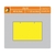 S&K Label árcímke, 25 x 16 mm, neon sárga, 1125 darab/tekercs