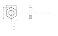 - din 439 zesk moer 0.5d a4 m14