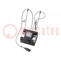 Soldering station; Station power: 30W; Power: 15W; 90÷450°C; ESD