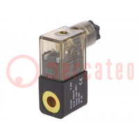 Coil for solenoid valve; IP65; 4.8W; 24VDC; A: 20.8mm; B: 29mm