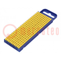 Markers; Marking: I; 2.8÷3.8mm; polyamide; yellow; -40÷85°C; WIC