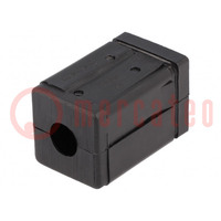 Mounting coupler; for profiles; W: 26mm; H: 41mm; Int.thread: M10