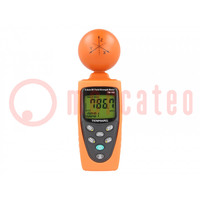 Meter: electric field strength; Display: LCD; 60x60x195mm