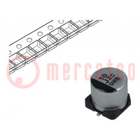 Kondenzátor: hibrid; 10uF; 63VDC; ESR: 120mΩ; ZC; SMD; ±20%; 4000h