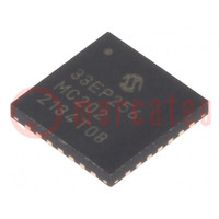 IC: mikrokontroler dsPIC; 256kB; 32kBSRAM; QFN-S28; DSPIC; 0,65mm