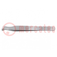 Tweezers; 115mm; Blade tip shape: for cutting; universal