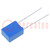 Capacitor: polyester; 0.0068uF; 400VAC; 630VDC; 5mm; ±10%; THT