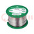 Soldering wire; Sn99Ag0,3Cu0,7; 1mm; 0.1kg; lead free; reel