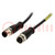 Kabel: für Sensoren/Automaten; PIN: 4; M12-M12; 5m; Stecker; 250V