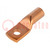 Tip: ring tube; M5; 16mm2; crimped; for cable; L: 25mm; copper