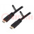 Kabel; HDMI 1.4; HDMI-stekker,aan beide zijden; PVC; 25m; zwart