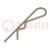 Cotter pin; stainless steel; Ø: 1.5mm; L: 45mm; Shaft dia: 7÷12mm