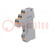 Socket; op DIN-rail