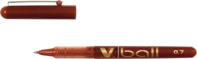 Tintenroller V-Ball 07, mit Kappe, druckresistent, langlebig, 0.7mm (M), Rot