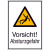 Warn-Kombischild,Folie,Vorsicht! Absturzgefahr,13,1x18,5 cm DIN EN ISO 7010 W008 + Zusatztext ASR A1.3 W008 + Zusatztext