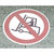 Antirutschbelag Bodenmarkierung AR 2,Ronden,Durchm. 40 cm,Symbol: Für Flurförderfahrzeuge verboten