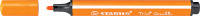 Dreikant-Filzstift STABILO® Trio® Scribbi. Bezeichnung der Schreibflüssigkeit: Tinte auf Wasserbasis. Schreibfarbe von Schreibgeräten: orange. Material des Schaftes: Polypropyle...