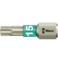 Wera 3867/1 TS TORX Bits, Edelstahl, TX 15 x 25 mm