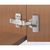Produktbild zu BLUM CLIP top Möbel Scharnier 120°, gerade ohne Feder, Schrauben