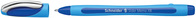 Kugelschreiber Slider Memo XB, Kappenmodell, blau, Schaftfarbe: cyan-blau
