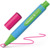 Kugelschreiber Slider Link-It, Kappenmodell, XB, pink, Schaftfarbe: cyan