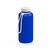 Artikelbild Drink bottle "Refresh" clear-transparent incl. strap, 1.0 l, blue/white