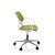 * Bürostuhl / Drehstuhl FREE WHITE Stoff grün hjh OFFICE