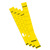 Ordnerrückenschild, sk, lang/schmal, 36 x 290 mm, gelb, Polybeutel mit 10 Stück