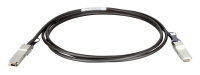 D-Link QSFP+, 1m InfiniBand/fibre optic cable QSFP+ Fekete