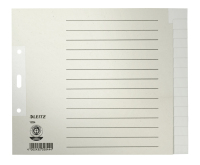 Leitz 12240085 lengüeta de índice Separador en blanco con pestaña Papel Gris