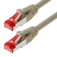 Helos CAT6 S/FTP (PIMF), 0.25m netwerkkabel Grijs 0,25 m SF/UTP (S-FTP)
