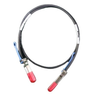 DELL 470-AAVH Glasvezel kabel 1 m SFP+ Zwart