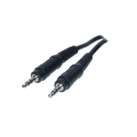Tecline 3.0m 3.5mm câble audio 3 m 3,5mm Noir