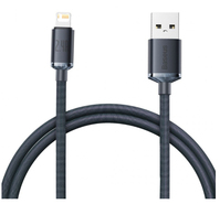 Baseus CAJY000001 kabel do telefonu Czarny 1,2 m USB A Lightning
