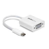 StarTech.com USB-C auf VGA Adapter - Weiß