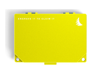 Angelbird Technologies Media Tank Speicherkarte-Gehäuse 4 Karten Aluminium Schwarz, Gelb