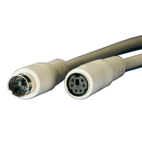 ROLINE 6m 2xPS/2 kabel PS/2 6-p Mini-DIN Beżowy