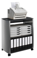 Durable 3101125 multimediawagen & -steun Esdoornkleur, Zilver Printer Multimediatrolley
