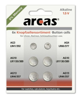 Arcas 127 50600 Einwegbatterie Alkali