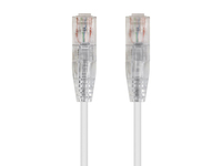 Monoprice 20ft. SlimRun Cat6 UTP networking cable White 6.096 m U/UTP (UTP)