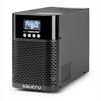 Salicru 699CA000001 szünetmentes tápegység (UPS) Dupla konverziós (online) 0,7 kVA 630 W 3 AC kimenet(ek)